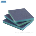 China Blue Zirconium Corundum Abrasive Sponge Pads For Furniture Manufactory